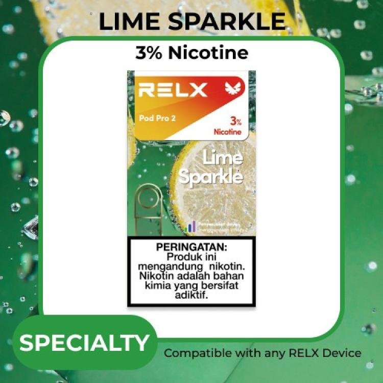 RELX POD PRO 2 LIME SPARKLE